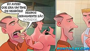 Basketball stars in amateur bareback gay sex compilation episode 3