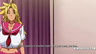 Cum and money hungry teen 18+s in anime hentai fucking.