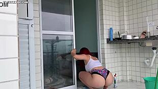 I Hired This Maid, Look At That Big Ass, I Went Crazy With Horniness