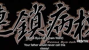 nurse dominates patient in hentai ward, humiliating creampie submission