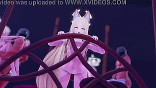 trinity getting naked in 3d hentai