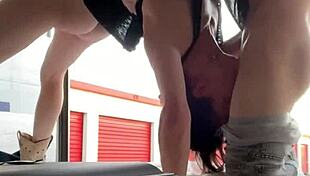 Neighbor's Wife Fucks 19Yo In Uhaul Truck With Intense Sucking And Creampie