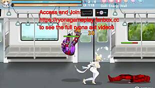 Magical angel fairy princess explores hentai game world