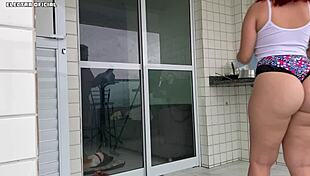 I Hired This Maid, Look At That Big Ass, I Went Crazy With Horniness