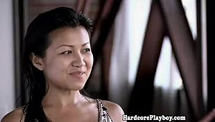 Real amateur babes wash cars naked in outdoor group doggystyle blowjob scene