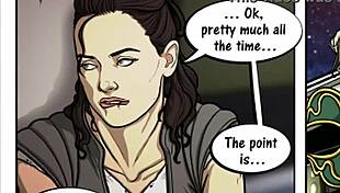 Rey submits to wookie master