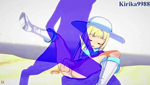 Lillie and jessie musashi have intense sex in pokemon hentai