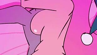 vertical hmv pink minus 8 features anime ass in hentai cartoon with music