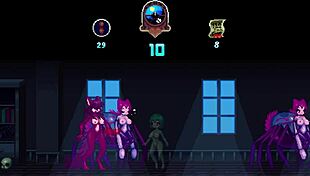 Playing haunted hump house with monster cocks 😈