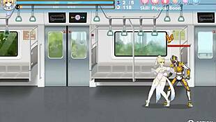 Magical angel fairy princess explores hentai game world