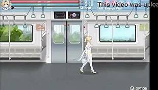 Magical angel fairy princess explores hentai game world