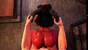 Special sex experience with an anime beauty in 3D environment