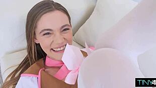 Girl Scout Earns Her Cum Slut Badge With Doggystyle Sex And Wet Pussy Riding