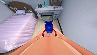 Anime Hentai Game With Cappie In Various Positions And Blowjob