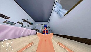 Anime Hentai Game With Cappie In Various Positions And Blowjob