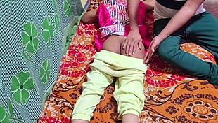 Desi girl gets bangles from devar in homemade video