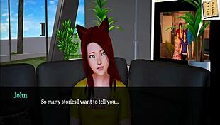 Amateur teen in intense 3d cartoon family fucking