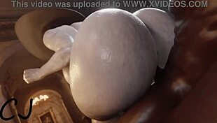 Alcina Dimitrescu from Resident Evil Fucked Hard by Black Man on Ranch