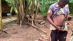 anime character gets cumshot in hentai scene