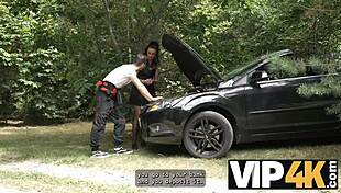 texas patti seduces men in public with her monster cock skills.