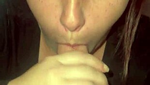 quick blowjob before work, hentai style with blue eyes