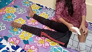 home nurse helps patient with care