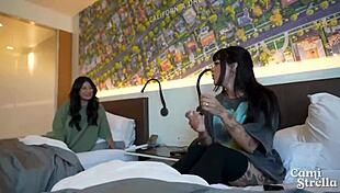 gf cheats with my step sis on vacation, so i join in fucking them both - effy cutie and cami strella