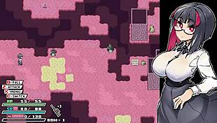 Bold adventure in Rignetta's H-game gameplay.