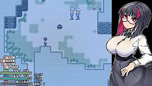 Bold adventure in Rignetta's H-game gameplay.