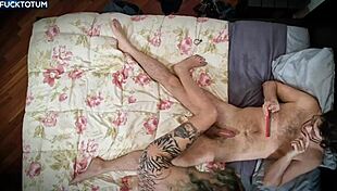 Real Amateur Homemade Video of Horny Alternative Girl Fucking with Beautiful Feet