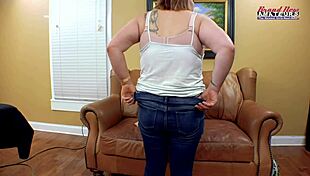 Stacy bounces her tits as her pussy gets fucked hard!