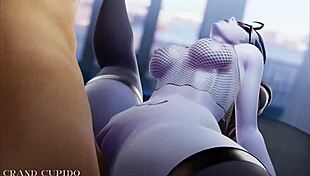 overwatch widowmaker hentai compilation with anal and masturbation 😏