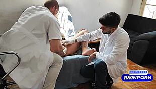 Gay Blowjob at Gynecologist