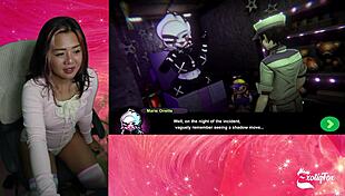 OMG! Big Tiddy Bitch Chiku Hunts Me in Fap Nights at Frennis Exotiqfox FNAF Hentai Game Part 3!