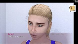 Big Tits Game in 3D Porn Triangle