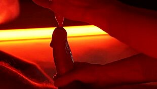 Mistress dominates with intense urethral fucking as harsh punishment.