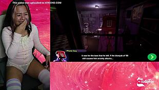 OMG! Big Tiddy Bitch Chiku Hunts Me in Fap Nights at Frennis Exotiqfox FNAF Hentai Game Part 3!