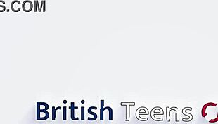 Just a British teen sucking cock in sexy lingerie like it's no big deal.
