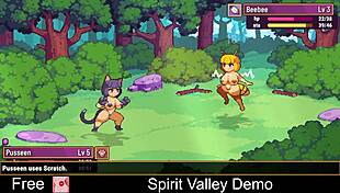exploring the spirit valley game demo in a casual anime adventure