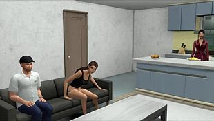 Stepdad Feeds Stepdaughter Cum for Breakfast