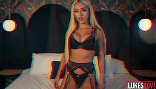 horny blonde fitness model gets her pussy pounded by a muscular bodybuilder's monster cock