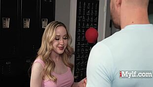 Stepmom poses in pretzel position