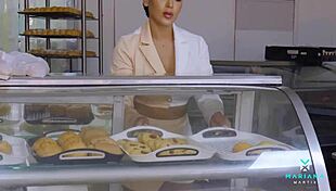 Baker fills ass with cum