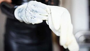 latex gloves asmr