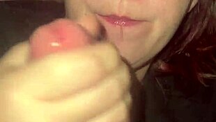 quick blowjob before work, hentai style with blue eyes