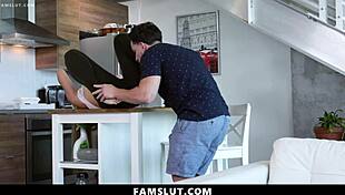 Stepsister Feels Intense Passion with Handsome Stepbrother in Taboo Encounter