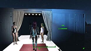 fallout 4 meets cyberpunk 2077 in sexy fashion hentai