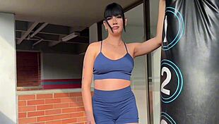 Intense Anal With Workout Brunette