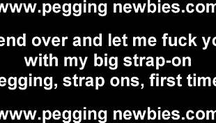 Your first pegging experience hurts a bit 😏