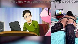 reaccionando a henta de mamadas ricas con semen en la garganta y tetas grandes me gusta como mi hermanastro muestra mi culote